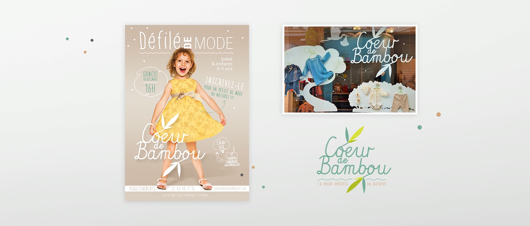 Coeur de Bambou flyer et photo